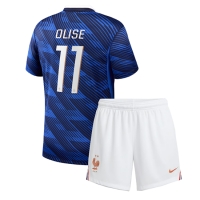 Camiseta Francia Michael Olise #11 Primera Equipación Replica Mundial 2026 para niños mangas cortas (+ Pantalones cortos)